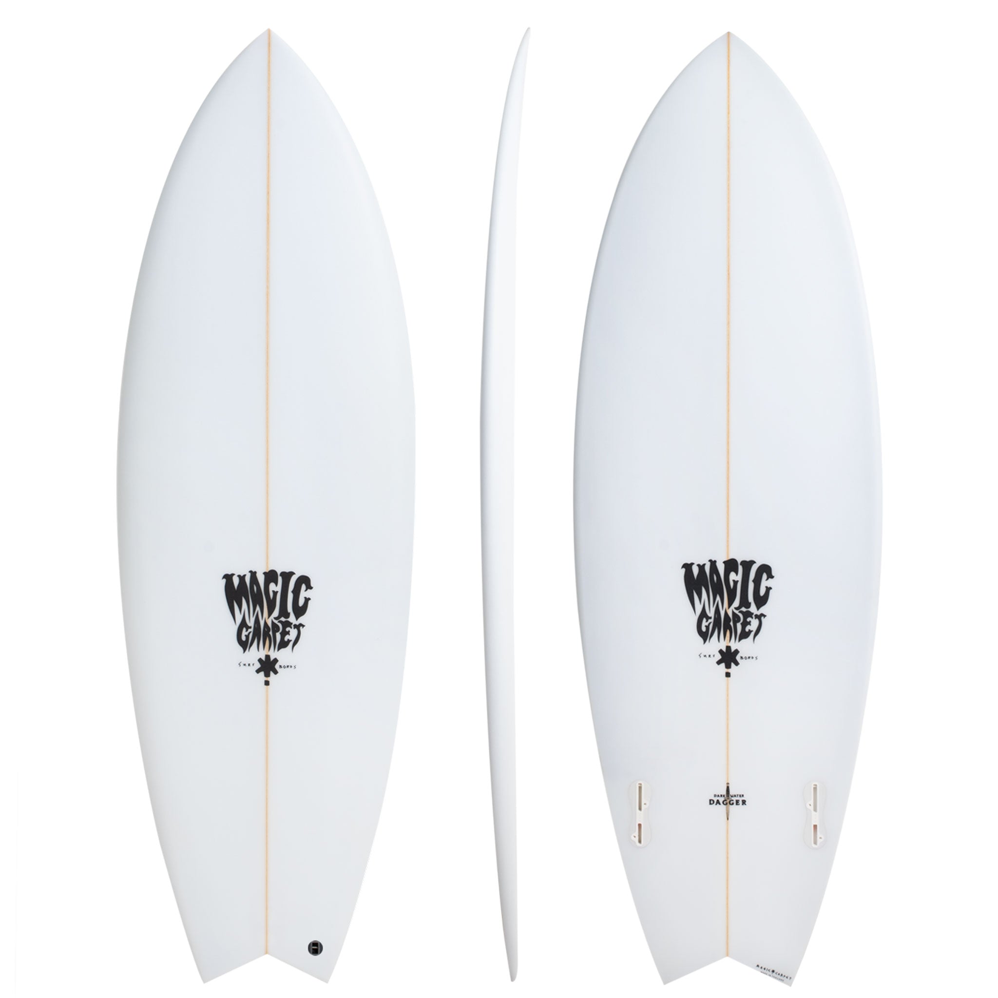 MAGIC CARPET DARK WATER DAGGER 5'8（Dark Water Dagger ⁄ Grey